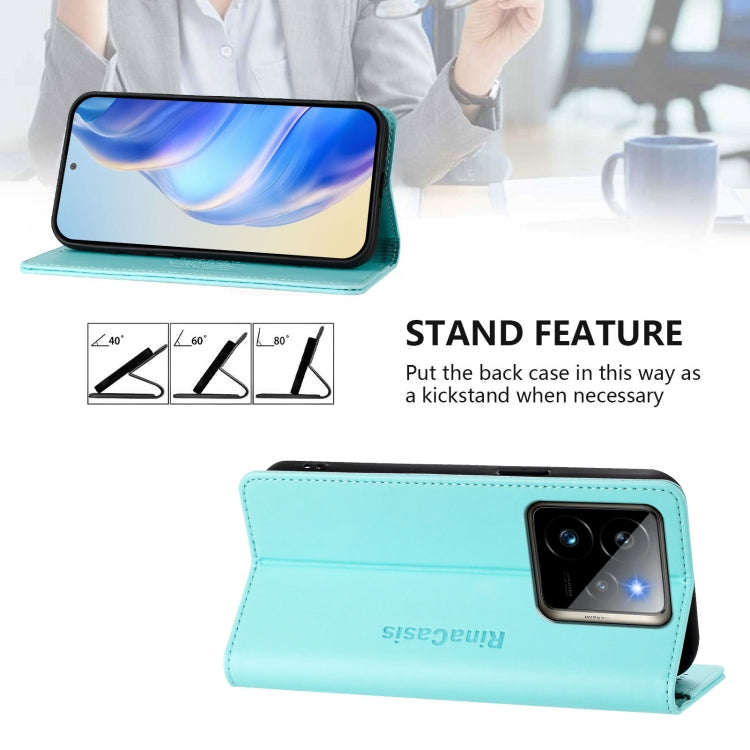 RC01 Dual-Folded Magnetic Suction RFID Leather Phone Case, For Realme GT5 5G / GT5 5G 240W, For Realme 11 5G Global / 11X 5G, For Realme Narzo 60 Pro, For Realme C65 4G Global, For Realme C55 4G Global / Narzo N55, For Realme C33 2022 / 2023 Global
