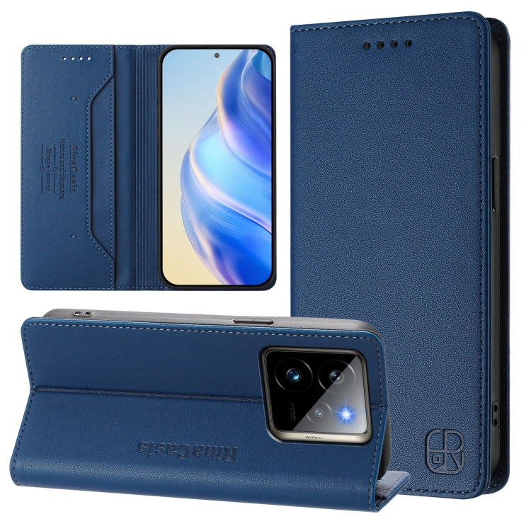 RC01 Dual-Folded Magnetic Suction RFID Leather Phone Case, For Realme C71 4G India, For Realme 15 5G / 15 Pro 5G, For Realme C71 4G Global, For Realme 14 Pro+ 5G, For Realme 14 Pro 5G, For Realme GT 7 Pro 5G
