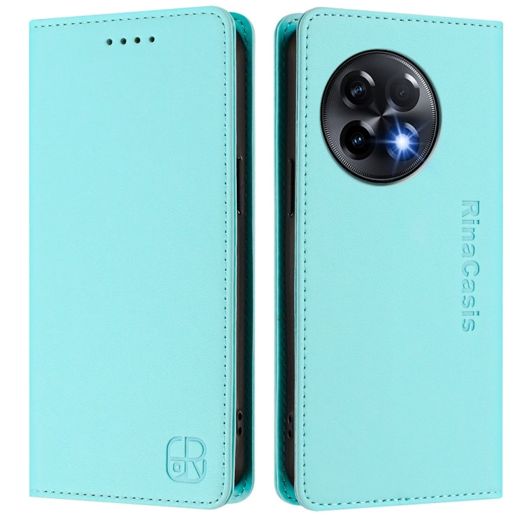 RC01 Dual-Folded Magnetic Suction RFID Leather Phone Case, For OnePlus 11R, For OnePlus 11, For OnePlus Nord N300, For OnePlus Ace Pro / OnePlus 10T Global, For OnePlus Nord 2T, For OnePlus 10R / OnePlus Ace