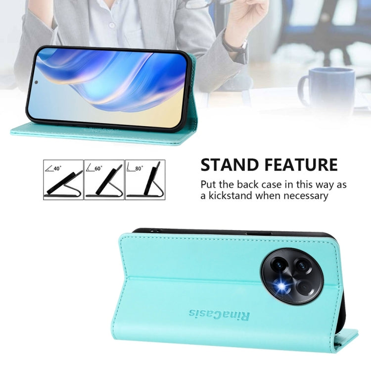 RC01 Dual-Folded Magnetic Suction RFID Leather Phone Case, For OnePlus 11R, For OnePlus 11, For OnePlus Nord N300, For OnePlus Ace Pro / OnePlus 10T Global, For OnePlus Nord 2T, For OnePlus 10R / OnePlus Ace