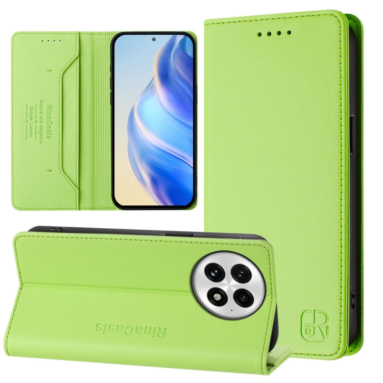RC01 Dual-Folded Magnetic Suction RFID Leather Phone Case, For OnePlus Turbo 6X Pro 5G, For OnePlus Turbo 6 / 6V 5G, For OnePlus Ace 5 Ultra, For OnePlus Ace 5 Racing, For OnePlus 13R / Ace 5 / Ace 5 Pro, For OnePlus 13