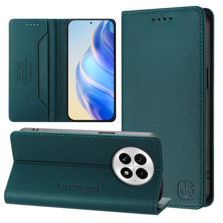 RC01 Dual-Folded Magnetic Suction RFID Leather Phone Case, For OnePlus Turbo 6X Pro 5G, For OnePlus Turbo 6 / 6V 5G, For OnePlus Ace 5 Ultra, For OnePlus Ace 5 Racing, For OnePlus 13R / Ace 5 / Ace 5 Pro, For OnePlus 13