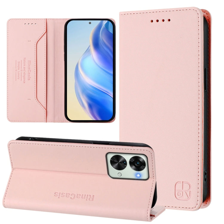 RC01 Dual-Folded Magnetic Suction RFID Leather Phone Case, For OnePlus 11R, For OnePlus 11, For OnePlus Nord N300, For OnePlus Ace Pro / OnePlus 10T Global, For OnePlus Nord 2T, For OnePlus 10R / OnePlus Ace