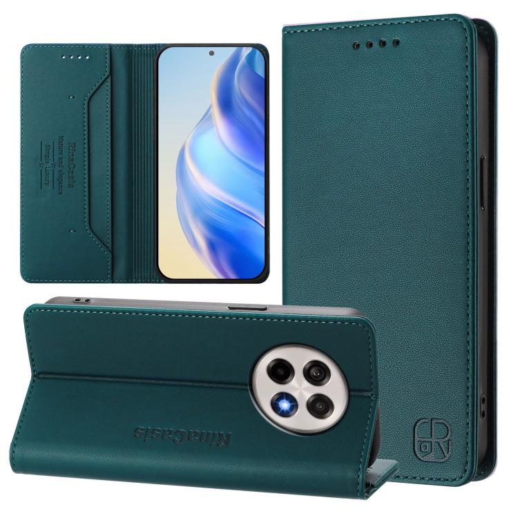 RC01 Dual-Folded Magnetic Suction RFID Leather Phone Case, For OnePlus Turbo 6X Pro 5G, For OnePlus Turbo 6 / 6V 5G, For OnePlus Ace 5 Ultra, For OnePlus Ace 5 Racing, For OnePlus 13R / Ace 5 / Ace 5 Pro, For OnePlus 13