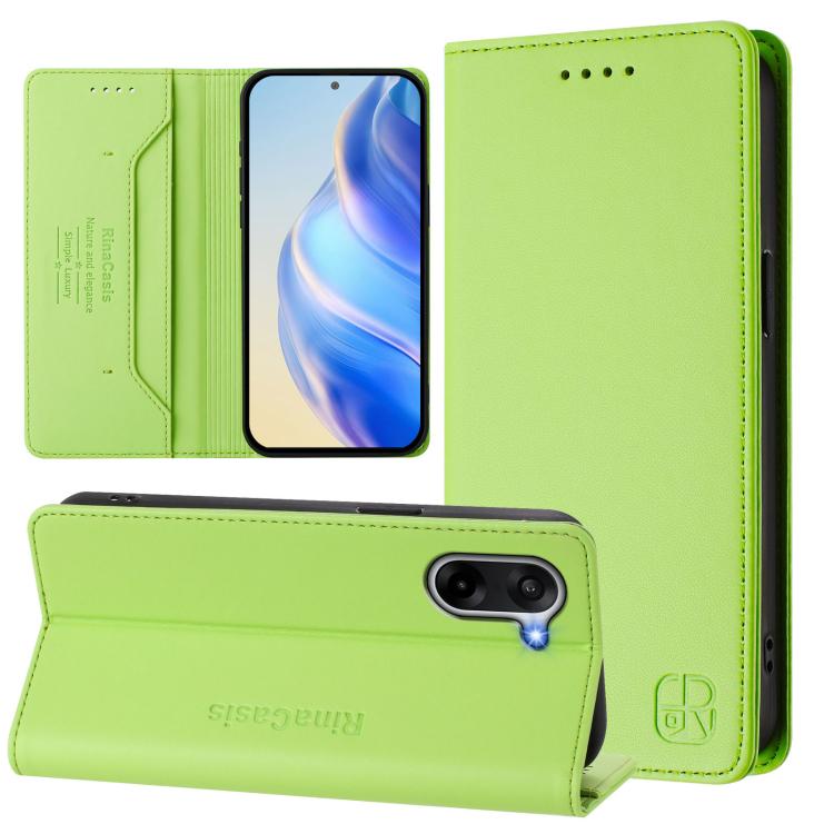 RC01 Dual-Folded Magnetic Suction RFID Leather Phone Case, For OnePlus Turbo 6X Pro 5G, For OnePlus Turbo 6 / 6V 5G, For OnePlus Ace 5 Ultra, For OnePlus Ace 5 Racing, For OnePlus 13R / Ace 5 / Ace 5 Pro, For OnePlus 13