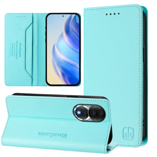 RC01 Dual-Folded Magnetic Suction RFID Leather Phone Case, For Honor 80, For Honor X9 4G / 5G / Honor X30 5G, For Honor X40i, For Honor 70 Pro, For Honor 70, For Honor X8 4G / X30i / Play6T Pro