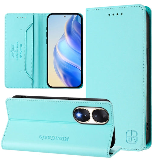 RC01 Dual-Folded Magnetic Suction RFID Leather Phone Case, For Honor 90, For Honor X7a / Honor Play7T, For Honor Magic5 Pro, For Honor X8a Global, For Honor X40 / X9a / Magic5 Lite, For Honor 80 GT