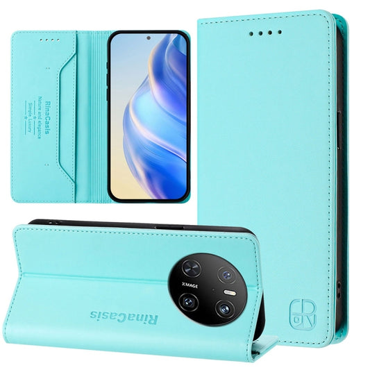 RC01 Dual-Folded Magnetic Suction RFID Leather Phone Case, For Huawei Mate 70, For Huawei Nova 13 Pro, For Huawei Nova 13 / Nova 12, For Huawei Pura 70 Pro / Pura 70 Pro+, For Huawei nova 12i Global, For Huawei nova 12s Global