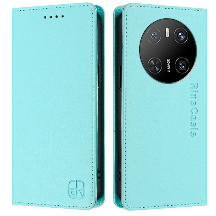 RC01 Dual-Folded Magnetic Suction RFID Leather Phone Case, For Huawei Mate 70, For Huawei Nova 13 Pro, For Huawei Nova 13 / Nova 12, For Huawei Pura 70 Pro / Pura 70 Pro+, For Huawei nova 12i Global, For Huawei nova 12s Global
