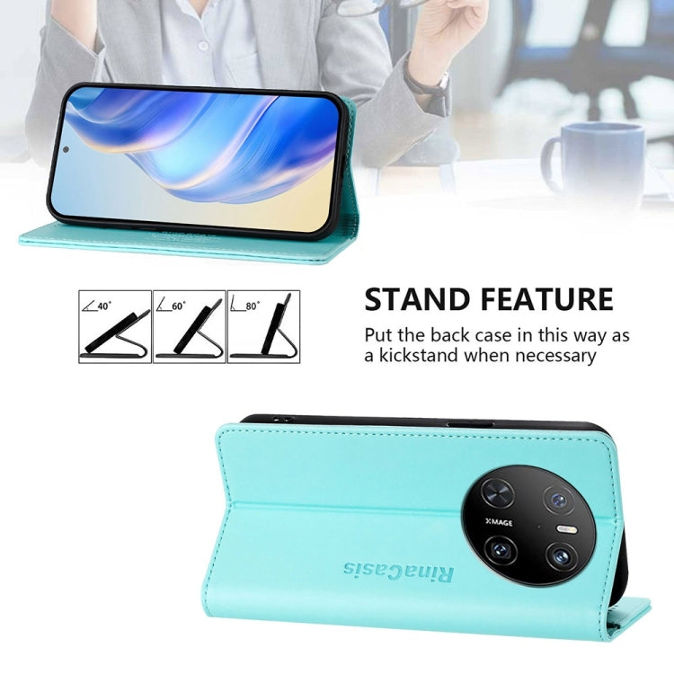 RC01 Dual-Folded Magnetic Suction RFID Leather Phone Case, For Huawei Mate 70, For Huawei Nova 13 Pro, For Huawei Nova 13 / Nova 12, For Huawei Pura 70 Pro / Pura 70 Pro+, For Huawei nova 12i Global, For Huawei nova 12s Global