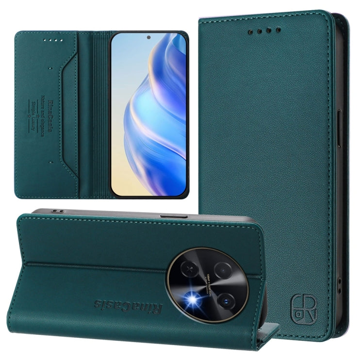 RC01 Dual-Folded Magnetic Suction RFID Leather Phone Case, For Huawei Mate 70, For Huawei Nova 13 Pro, For Huawei Nova 13 / Nova 12, For Huawei Pura 70 Pro / Pura 70 Pro+, For Huawei nova 12i Global, For Huawei nova 12s Global