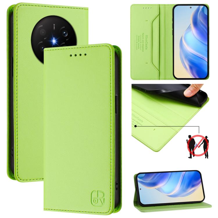 RC01 Dual-Folded Magnetic Suction RFID Leather Phone Case, For Huawei nova 16z / 15 / 14, For Huawei nova 16, For Huawei Pura 90 Pro Max 5G, For Huawei Pura 90 Pro 5G, For Huawei Mate 70 Air 5G, For Huawei Mate 70 Pro