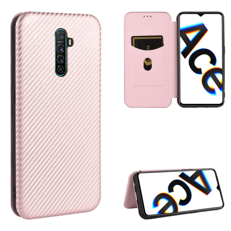 Carbon Fiber Texture Magnetic Horizontal Flip TPU + PC + PU Leather Case with Card Slot, For OPPO Reno3 Pro 5G / Find X2 Neo, For OPPO Reno4 4G, For OPPO Reno4 5G, For OPPO Reno4 Pro 4G, For OPPO Rnoe Ace, For OPPO Realme 5 Pro / Realme Q              ...