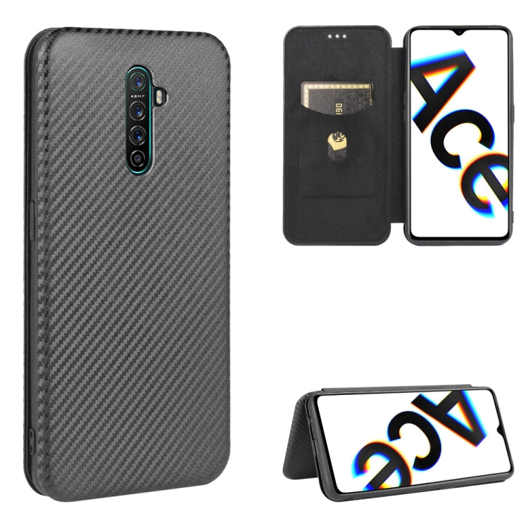 Carbon Fiber Texture Magnetic Horizontal Flip TPU + PC + PU Leather Case with Card Slot, For OPPO Reno3 Pro 5G / Find X2 Neo, For OPPO Reno4 4G, For OPPO Reno4 5G, For OPPO Reno4 Pro 4G, For OPPO Rnoe Ace, For OPPO Realme 5 Pro / Realme Q              ...