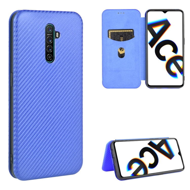 Carbon Fiber Texture Magnetic Horizontal Flip TPU + PC + PU Leather Case with Card Slot, For OPPO Reno3 Pro 5G / Find X2 Neo, For OPPO Reno4 4G, For OPPO Reno4 5G, For OPPO Reno4 Pro 4G, For OPPO Rnoe Ace, For OPPO Realme 5 Pro / Realme Q              ...