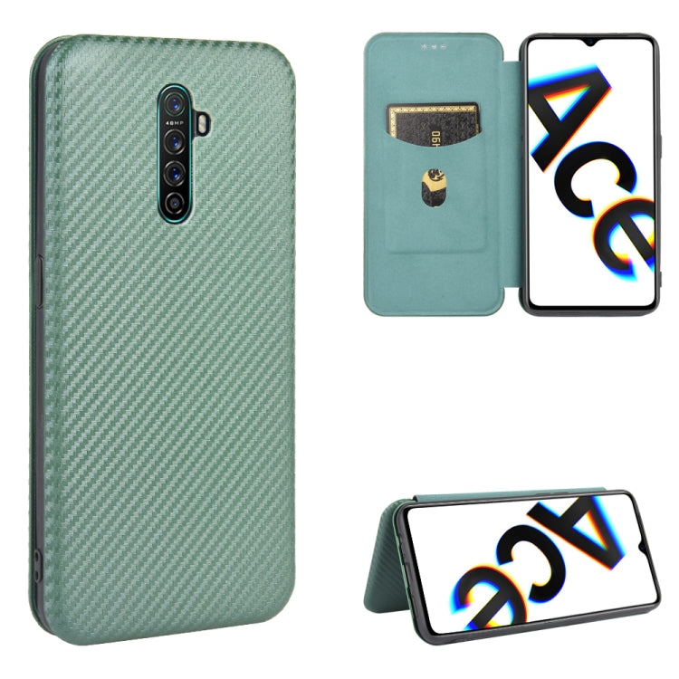 Carbon Fiber Texture Magnetic Horizontal Flip TPU + PC + PU Leather Case with Card Slot, For OPPO Reno3 Pro 5G / Find X2 Neo, For OPPO Reno4 4G, For OPPO Reno4 5G, For OPPO Reno4 Pro 4G, For OPPO Rnoe Ace, For OPPO Realme 5 Pro / Realme Q              ...