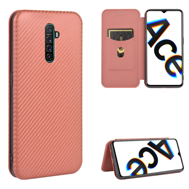 Carbon Fiber Texture Magnetic Horizontal Flip TPU + PC + PU Leather Case with Card Slot, For OPPO Reno3 Pro 5G / Find X2 Neo, For OPPO Reno4 4G, For OPPO Reno4 5G, For OPPO Reno4 Pro 4G, For OPPO Rnoe Ace, For OPPO Realme 5 Pro / Realme Q              ...