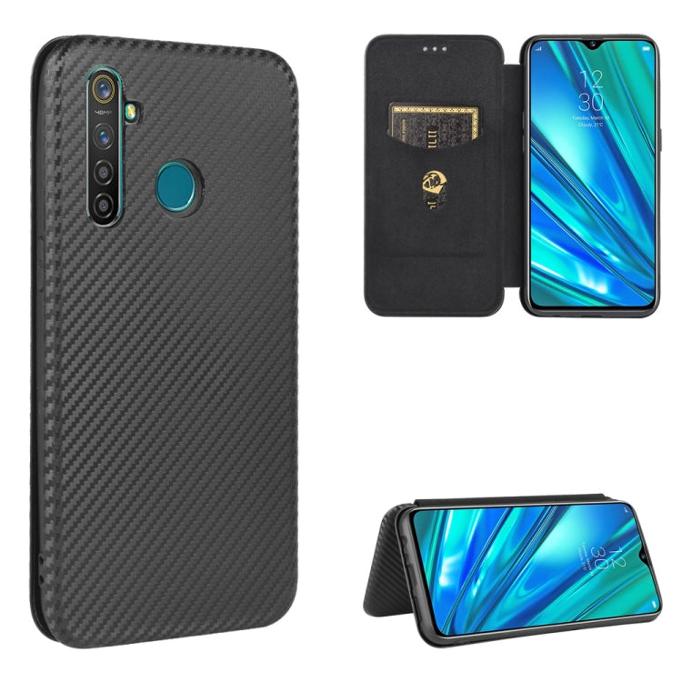 Carbon Fiber Texture Magnetic Horizontal Flip TPU + PC + PU Leather Case with Card Slot, For OPPO Reno3 Pro 5G / Find X2 Neo, For OPPO Reno4 4G, For OPPO Reno4 5G, For OPPO Reno4 Pro 4G, For OPPO Rnoe Ace, For OPPO Realme 5 Pro / Realme Q              ...