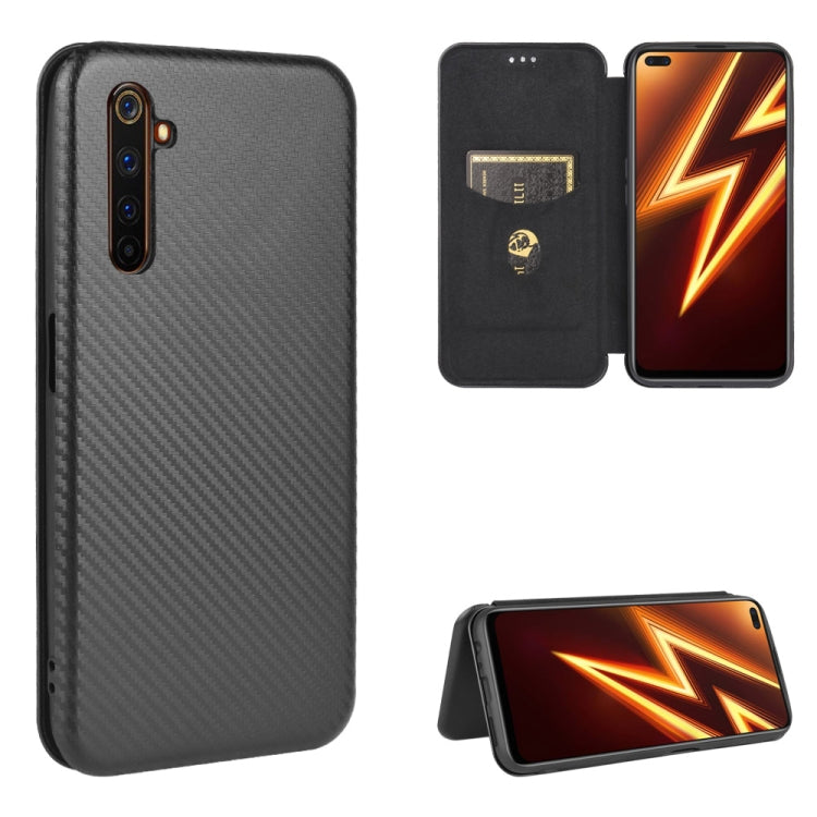 Carbon Fiber Texture Magnetic Horizontal Flip TPU + PC + PU Leather Case with Card Slot, For OPPO Reno3 Pro 5G / Find X2 Neo, For OPPO Reno4 4G, For OPPO Reno4 5G, For OPPO Reno4 Pro 4G, For OPPO Rnoe Ace, For OPPO Realme 5 Pro / Realme Q              ...