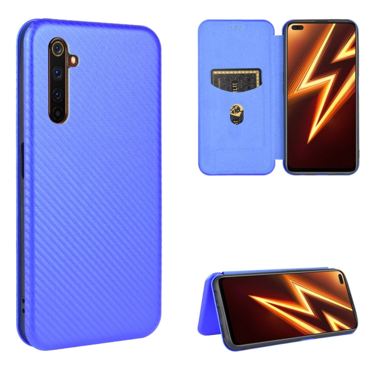Carbon Fiber Texture Magnetic Horizontal Flip TPU + PC + PU Leather Case with Card Slot, For OPPO Reno3 Pro 5G / Find X2 Neo, For OPPO Reno4 4G, For OPPO Reno4 5G, For OPPO Reno4 Pro 4G, For OPPO Rnoe Ace, For OPPO Realme 5 Pro / Realme Q              ...