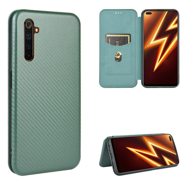 Carbon Fiber Texture Magnetic Horizontal Flip TPU + PC + PU Leather Case with Card Slot, For OPPO Reno3 Pro 5G / Find X2 Neo, For OPPO Reno4 4G, For OPPO Reno4 5G, For OPPO Reno4 Pro 4G, For OPPO Rnoe Ace, For OPPO Realme 5 Pro / Realme Q              ...