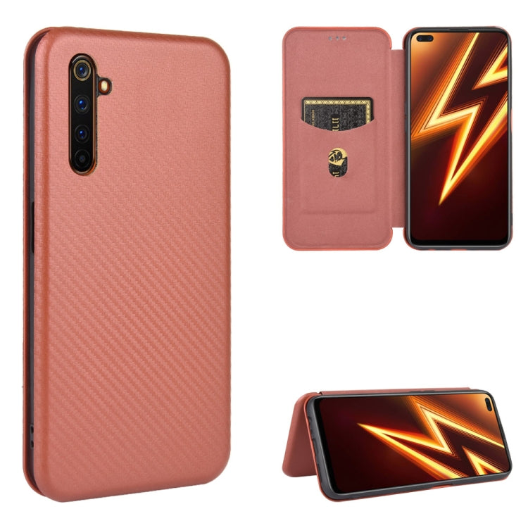 Carbon Fiber Texture Magnetic Horizontal Flip TPU + PC + PU Leather Case with Card Slot, For OPPO Reno3 Pro 5G / Find X2 Neo, For OPPO Reno4 4G, For OPPO Reno4 5G, For OPPO Reno4 Pro 4G, For OPPO Rnoe Ace, For OPPO Realme 5 Pro / Realme Q              ...