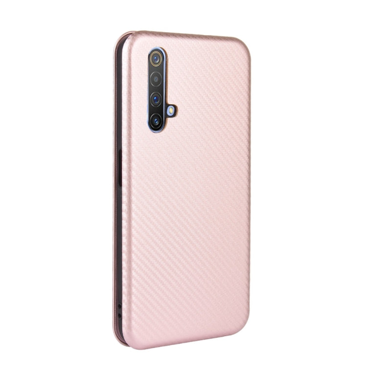 Carbon Fiber Texture Magnetic Horizontal Flip TPU + PC + PU Leather Case with Card Slot, For OPPO Realme X3, For OPPO Realme X50 Pro / X50 Pro 5G, For OPPO Realme X50 / X50 5G, For OPPO Realme XT / X2 / K5