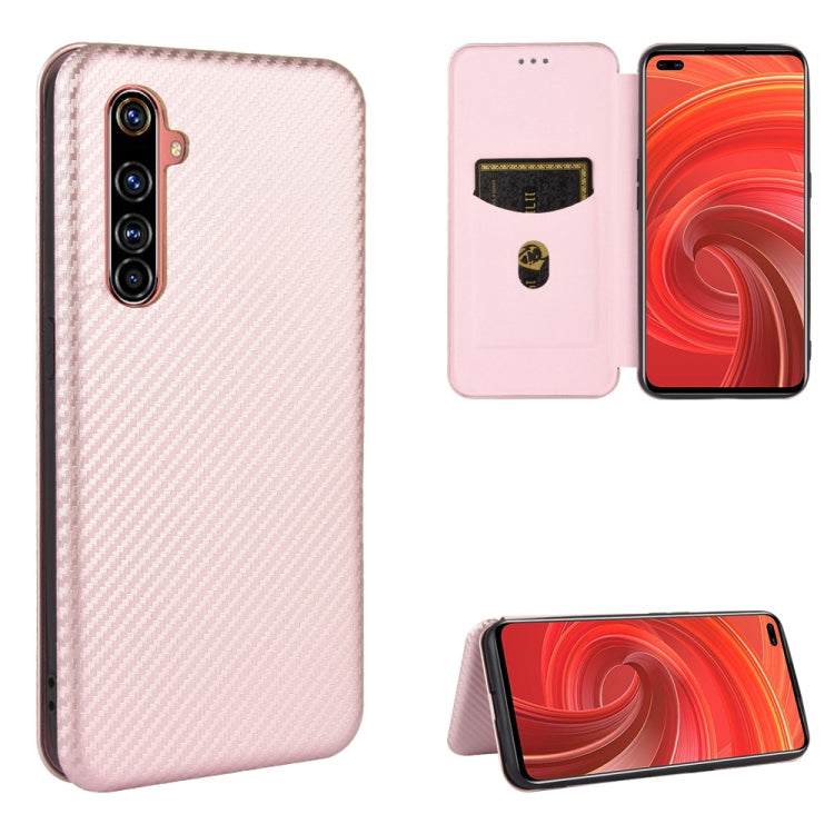 Carbon Fiber Texture Magnetic Horizontal Flip TPU + PC + PU Leather Case with Card Slot, For OPPO Realme X3, For OPPO Realme X50 Pro / X50 Pro 5G, For OPPO Realme X50 / X50 5G, For OPPO Realme XT / X2 / K5
