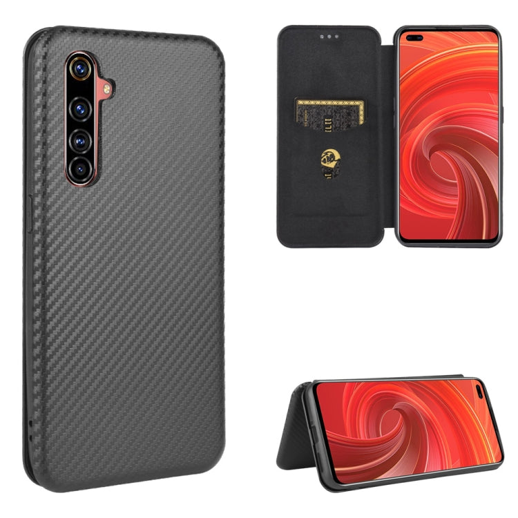 Carbon Fiber Texture Magnetic Horizontal Flip TPU + PC + PU Leather Case with Card Slot, For OPPO Realme X3, For OPPO Realme X50 Pro / X50 Pro 5G, For OPPO Realme X50 / X50 5G, For OPPO Realme XT / X2 / K5