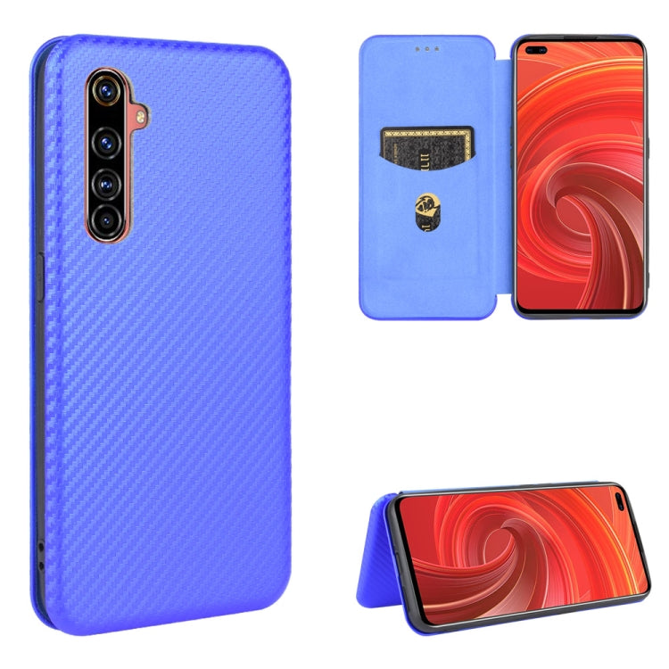 Carbon Fiber Texture Magnetic Horizontal Flip TPU + PC + PU Leather Case with Card Slot, For OPPO Realme X3, For OPPO Realme X50 Pro / X50 Pro 5G, For OPPO Realme X50 / X50 5G, For OPPO Realme XT / X2 / K5