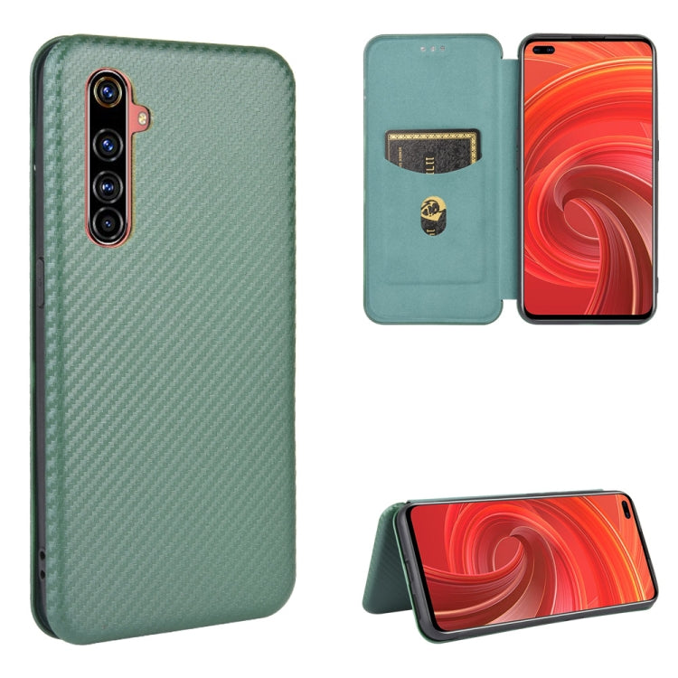 Carbon Fiber Texture Magnetic Horizontal Flip TPU + PC + PU Leather Case with Card Slot, For OPPO Realme X3, For OPPO Realme X50 Pro / X50 Pro 5G, For OPPO Realme X50 / X50 5G, For OPPO Realme XT / X2 / K5