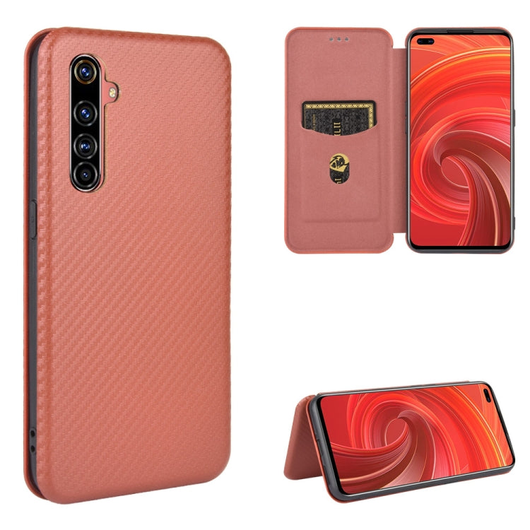 Carbon Fiber Texture Magnetic Horizontal Flip TPU + PC + PU Leather Case with Card Slot, For OPPO Realme X3, For OPPO Realme X50 Pro / X50 Pro 5G, For OPPO Realme X50 / X50 5G, For OPPO Realme XT / X2 / K5