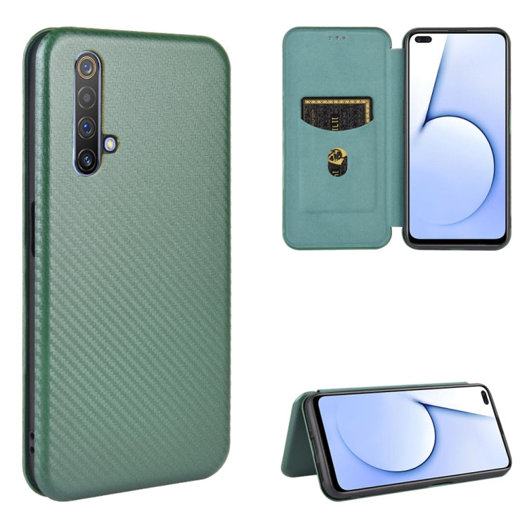 Carbon Fiber Texture Magnetic Horizontal Flip TPU + PC + PU Leather Case with Card Slot, For OPPO Realme X3, For OPPO Realme X50 Pro / X50 Pro 5G, For OPPO Realme X50 / X50 5G, For OPPO Realme XT / X2 / K5