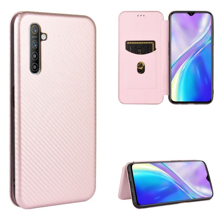 Carbon Fiber Texture Magnetic Horizontal Flip TPU + PC + PU Leather Case with Card Slot, For OPPO Realme X3, For OPPO Realme X50 Pro / X50 Pro 5G, For OPPO Realme X50 / X50 5G, For OPPO Realme XT / X2 / K5