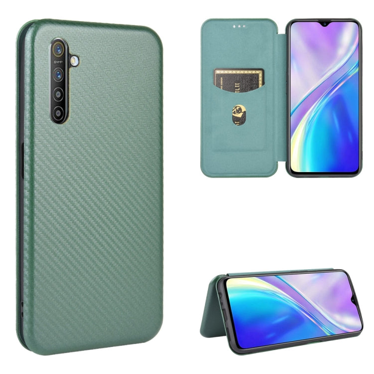 Carbon Fiber Texture Magnetic Horizontal Flip TPU + PC + PU Leather Case with Card Slot, For OPPO Realme X3, For OPPO Realme X50 Pro / X50 Pro 5G, For OPPO Realme X50 / X50 5G, For OPPO Realme XT / X2 / K5