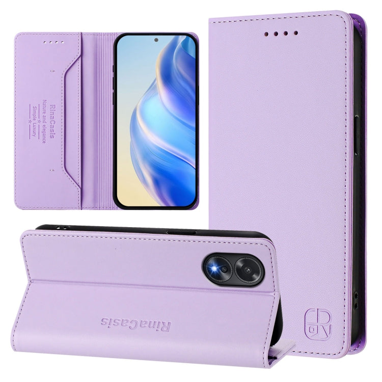 RC01 Dual-Folded Magnetic Suction RFID Leather Phone Case, For OPPO Find X7 Ultra, For OPPO A38 4G / A18 4G Global, For OPPO Reno9 A, For OPPO Reno10 / Reno10 Pro Global, For OPPO A98 5G / F23 5G India, For OPPO Find X8 Pro