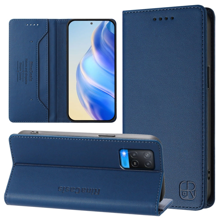 RC01 Dual-Folded Magnetic Suction RFID Leather Phone Case, For OPPO Find X5 Pro, For OPPO Find X5, For OPPO Reno7 5G Global / Find X5 Lite, For OPPO A54 4G / A54s / A55 5G / A16, For OPPO A74 4G / F19 / F19s / A95 5G / 4G, For OPPO A15 / A15s / A35 2021