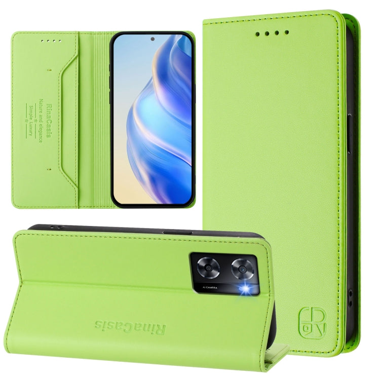 RC01 Dual-Folded Magnetic Suction RFID Leather Phone Case, For OPPO A78 5G / A1x 5G, For OPPO Reno8 T 4G, For OPPO Find X6 Pro, For OPPO Find X6, For OPPO A1 Pro 5G / Reno8 T 5G Global, For OPPO A57 4G / A77 4G