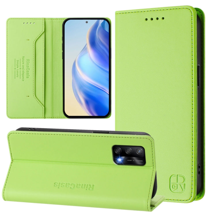 RC01 Dual-Folded Magnetic Suction RFID Leather Phone Case, For OPPO Find X5 Pro, For OPPO Find X5, For OPPO Reno7 5G Global / Find X5 Lite, For OPPO A54 4G / A54s / A55 5G / A16, For OPPO A74 4G / F19 / F19s / A95 5G / 4G, For OPPO A15 / A15s / A35 2021
