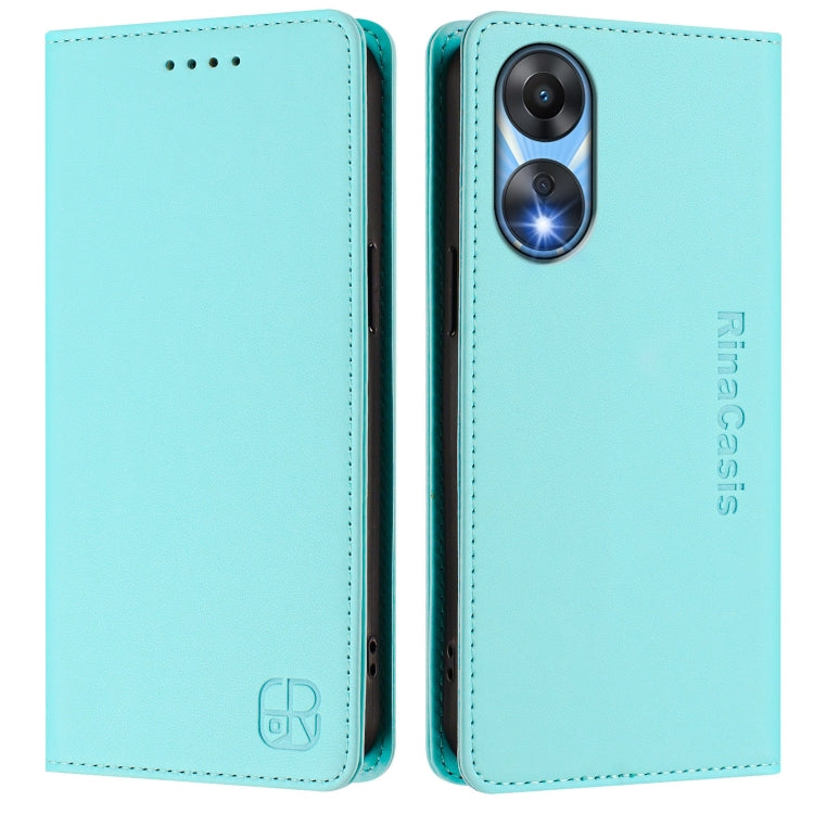RC01 Dual-Folded Magnetic Suction RFID Leather Phone Case, For OPPO A78 5G / A1x 5G, For OPPO Reno8 T 4G, For OPPO Find X6 Pro, For OPPO Find X6, For OPPO A1 Pro 5G / Reno8 T 5G Global, For OPPO A57 4G / A77 4G