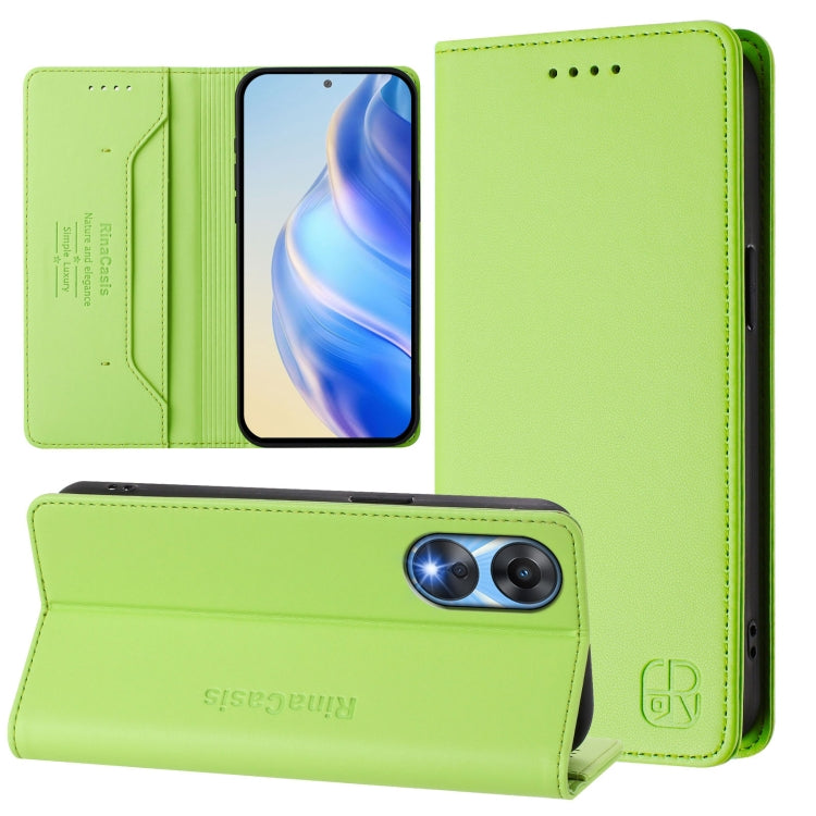 RC01 Dual-Folded Magnetic Suction RFID Leather Phone Case, For OPPO A78 5G / A1x 5G, For OPPO Reno8 T 4G, For OPPO Find X6 Pro, For OPPO Find X6, For OPPO A1 Pro 5G / Reno8 T 5G Global, For OPPO A57 4G / A77 4G