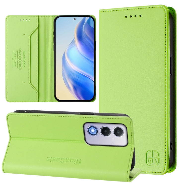 RC01 Dual-Folded Magnetic Suction RFID Leather Phone Case, For OPPO A80 5G EU / K12x 5G, For OPPO K12x 5G Global, For OPPO Reno12 F 5G / 4G Global, For OPPO Reno12 Pro 5G Global, For OPPO Reno12 5G Global, For OPPO A2 Pro 5G / F27 Pro 5G
