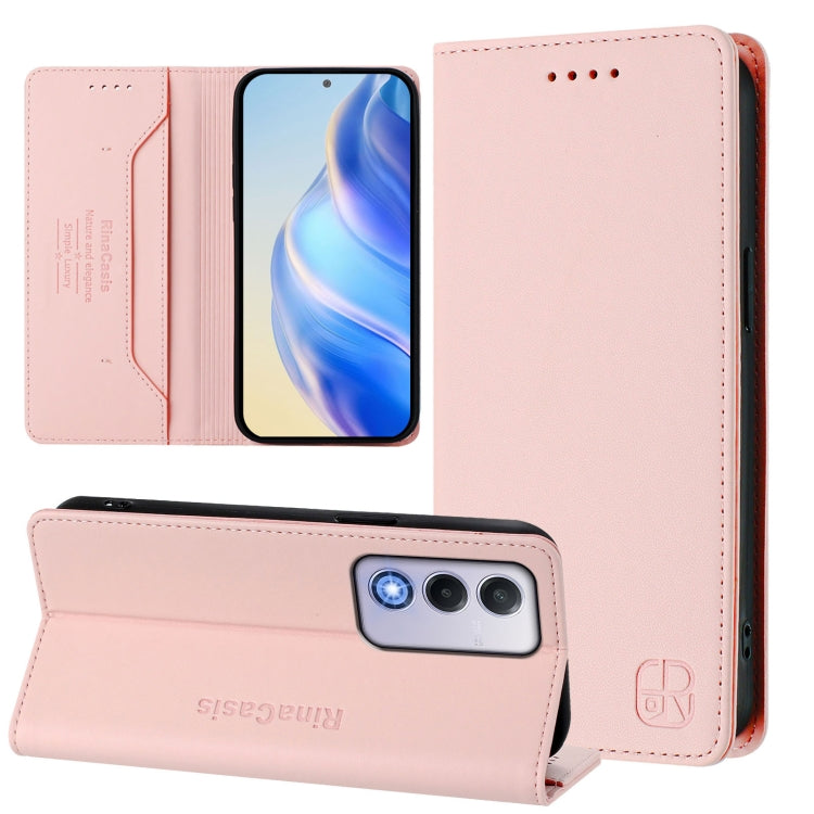 RC01 Dual-Folded Magnetic Suction RFID Leather Phone Case, For OPPO A80 5G EU / K12x 5G, For OPPO K12x 5G Global, For OPPO Reno12 F 5G / 4G Global, For OPPO Reno12 Pro 5G Global, For OPPO Reno12 5G Global, For OPPO A2 Pro 5G / F27 Pro 5G