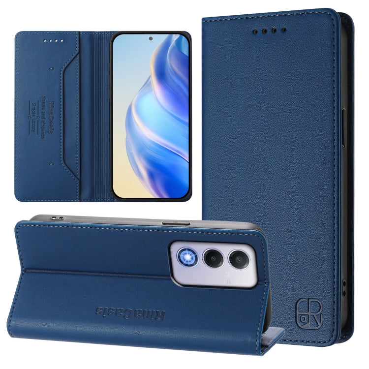 RC01 Dual-Folded Magnetic Suction RFID Leather Phone Case, For OPPO A80 5G EU / K12x 5G, For OPPO K12x 5G Global, For OPPO Reno12 F 5G / 4G Global, For OPPO Reno12 Pro 5G Global, For OPPO Reno12 5G Global, For OPPO A2 Pro 5G / F27 Pro 5G