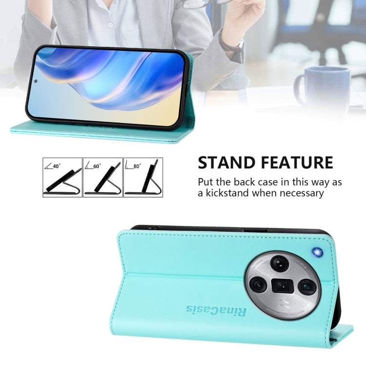 RC01 Dual-Folded Magnetic Suction RFID Leather Phone Case, For OPPO Find X7 Ultra, For OPPO A38 4G / A18 4G Global, For OPPO Reno9 A, For OPPO Reno10 / Reno10 Pro Global, For OPPO A98 5G / F23 5G India, For OPPO Find X8 Pro
