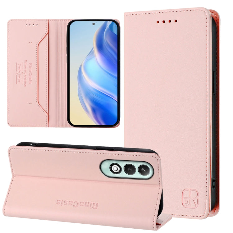 RC01 Dual-Folded Magnetic Suction RFID Leather Phone Case, For OPPO A80 5G EU / K12x 5G, For OPPO K12x 5G Global, For OPPO Reno12 F 5G / 4G Global, For OPPO Reno12 Pro 5G Global, For OPPO Reno12 5G Global, For OPPO A2 Pro 5G / F27 Pro 5G