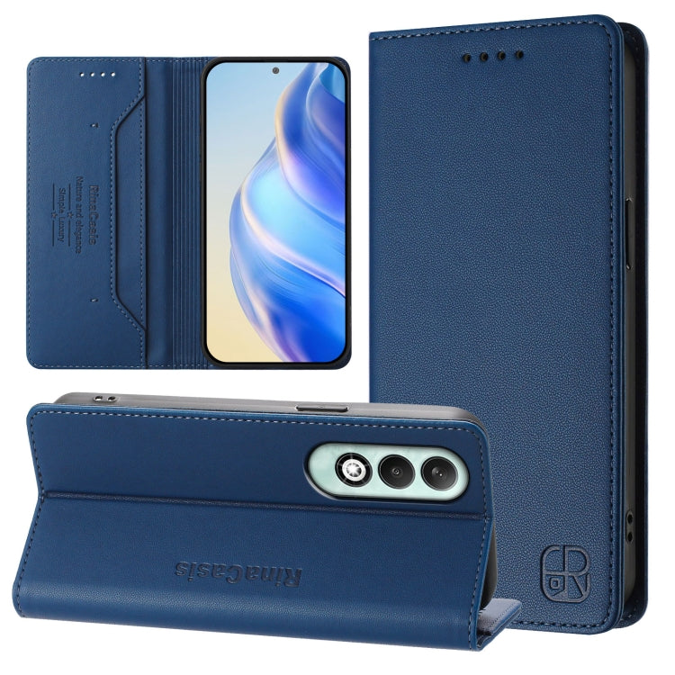 RC01 Dual-Folded Magnetic Suction RFID Leather Phone Case, For OPPO A80 5G EU / K12x 5G, For OPPO K12x 5G Global, For OPPO Reno12 F 5G / 4G Global, For OPPO Reno12 Pro 5G Global, For OPPO Reno12 5G Global, For OPPO A2 Pro 5G / F27 Pro 5G