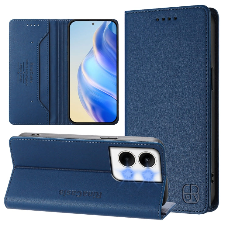 RC01 Dual-Folded Magnetic Suction RFID Leather Phone Case, For OPPO Reno9 5G / Reno9 Pro 5G, For OPPO A17 4G Global / A17k, For OPPO A77 5G / A97 5G, For OPPO Reno8 Pro 5G Global, For OPPO Reno8 5G, For OPPO A36 4G / A76 4G / A96 4G / K10 4G