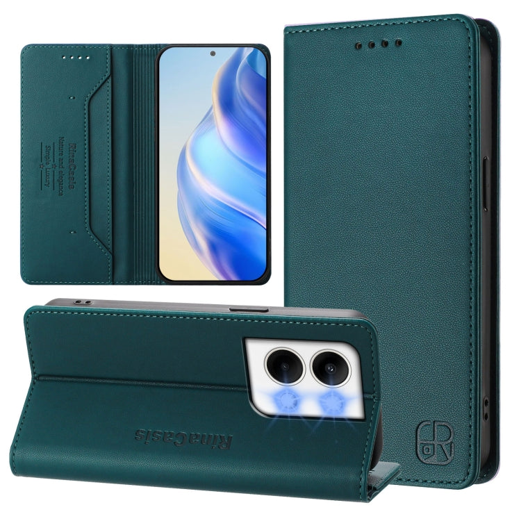 RC01 Dual-Folded Magnetic Suction RFID Leather Phone Case, For OPPO Reno9 5G / Reno9 Pro 5G, For OPPO A17 4G Global / A17k, For OPPO A77 5G / A97 5G, For OPPO Reno8 Pro 5G Global, For OPPO Reno8 5G, For OPPO A36 4G / A76 4G / A96 4G / K10 4G