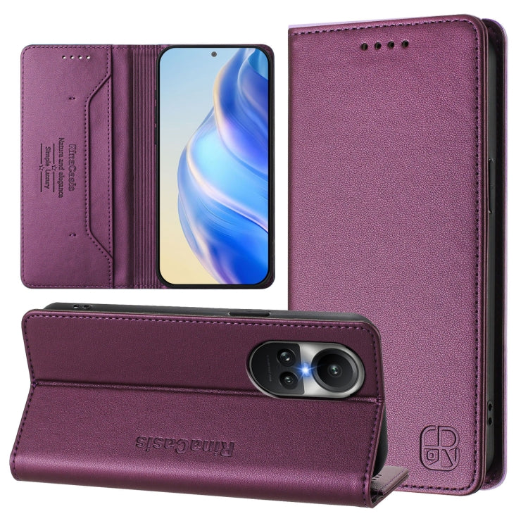 RC01 Dual-Folded Magnetic Suction RFID Leather Phone Case, For OPPO Find X7 Ultra, For OPPO A38 4G / A18 4G Global, For OPPO Reno9 A, For OPPO Reno10 / Reno10 Pro Global, For OPPO A98 5G / F23 5G India, For OPPO Find X8 Pro